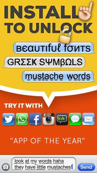 Textizer Fonts - Fun iOS 8 Text Font for Instagram Snapchat Twitter and Telegram Keyboards