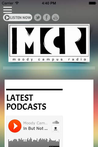 Moody Campus Radio screenshot 3