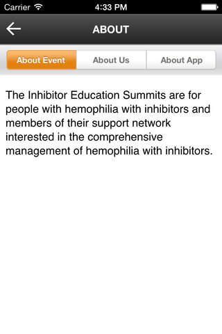 2015 NHF Inhibitor Summits screenshot 4