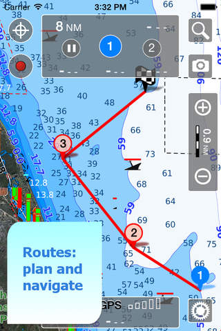 Aqua Map USA - Marine GPS Offline Nautical Charts for Fishing, Boating and Sailing screenshot 3