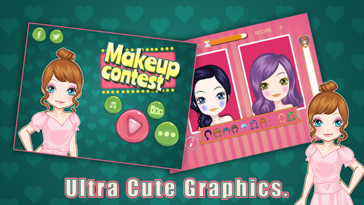 【免費遊戲App】Makeup Contest Pro - Game for Girls , Boys and Kids-APP點子