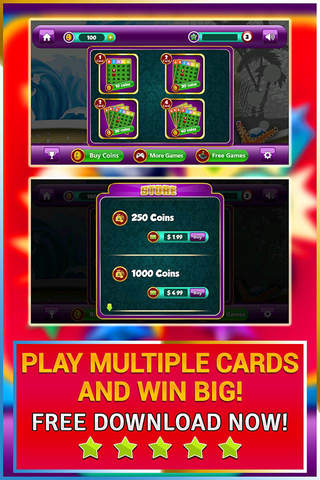 Bingo Hours - Play the Simple and Easy to Win Casino Card Game for FREE ! screenshot 3