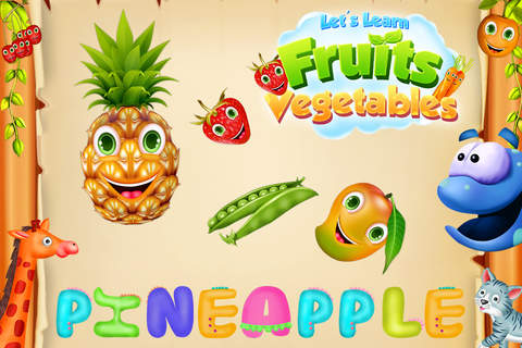 Lets Learn Fruits Vegetables screenshot 4