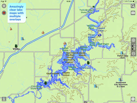 免費下載交通運輸APP|Aqua Map Missouri HD - Lakes GPS Offline Nautical Charts app開箱文|APP開箱王