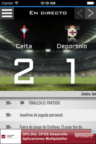 FutbolApp - Deportivo Edition screenshot 4