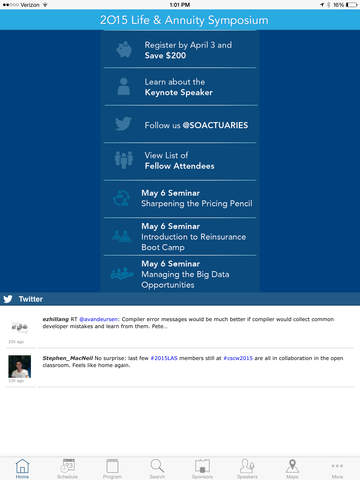 【免費書籍App】Society of Actuaries Events App-APP點子