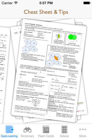 Mathematics & Statistical Analysis Dictionary screenshot 2