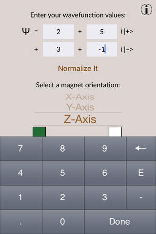 Stern-Gerlach Calculator screenshot 4
