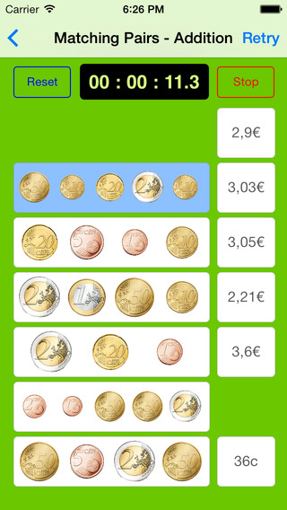 【免費教育App】Money Maths - Euro Coins-APP點子