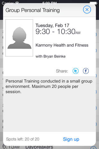Karmony Health & Fitness screenshot 2