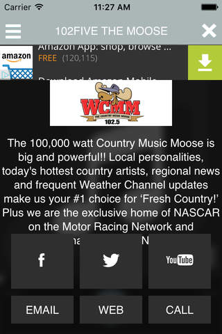 WCMM 102.5 The Moose screenshot 3
