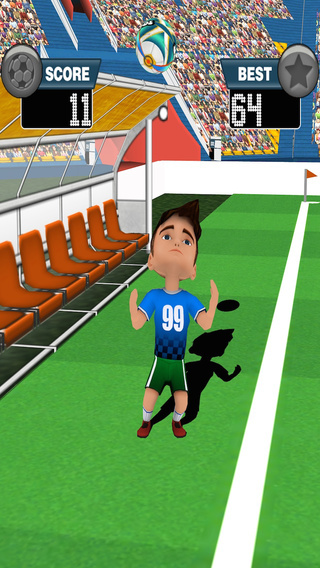 Tap Soccer : A Football game about Juggling