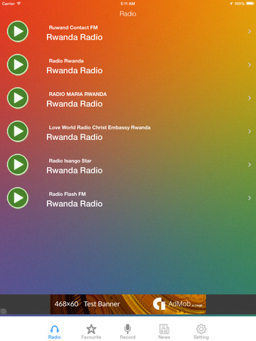 【免費音樂App】Rwanda Radio News Music Recorder-APP點子