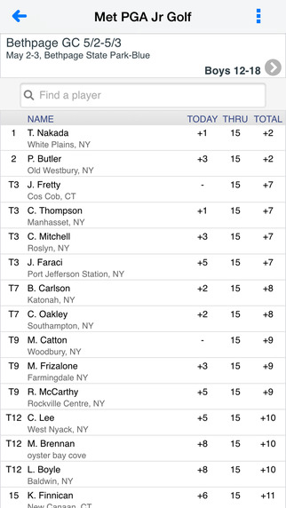 【免費運動App】Metropolitan PGA Junior Golf-APP點子