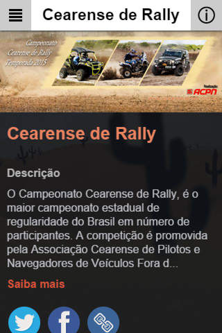 Cearense de Rally screenshot 2