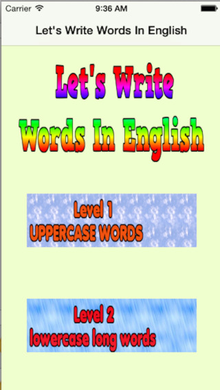 Words In English