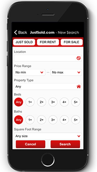 【免費生產應用App】JustSold.com Real Estate - Search for homes for Sale, Just Sold, Open Houses and Apartments for Rent.-APP點子