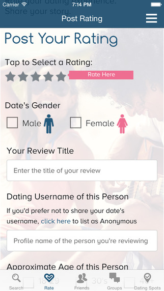 免費下載社交APP|DateRatr : Share Dating Stories, Connect with Friends, Join Groups, Find Dating Spots app開箱文|APP開箱王