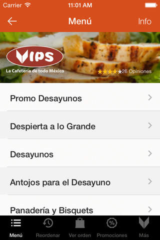Vips - La cafetería de México a domicilio, tu opción más mexicana para el desayuno, comida y cena screenshot 2