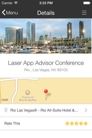 Laser App Events screenshot 3
