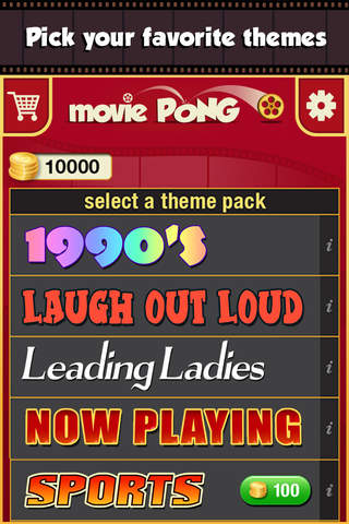 Movie Pong Challenge - Best Free Trivia Game App screenshot 4