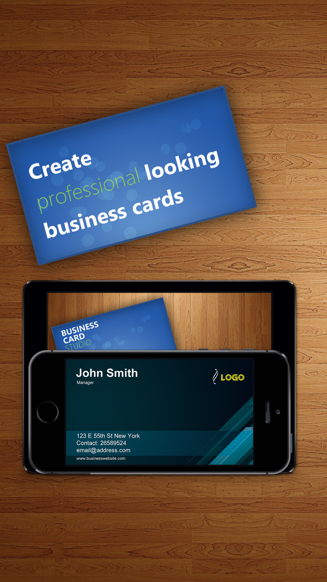 free business card maker online with logo