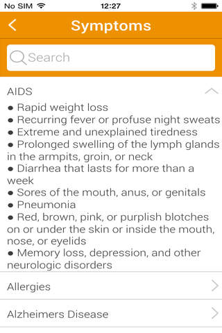 Disease Dictionary GOLD screenshot 2