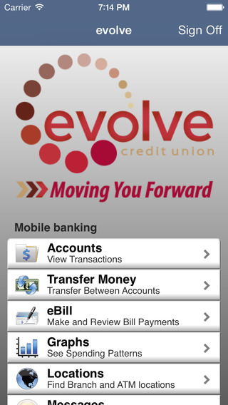 evolve Mobile Banking