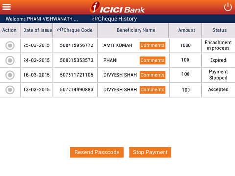 【免費財經App】ICICI Bank eftCheques-APP點子