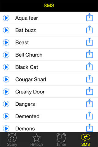 Halloween And Horror Sound 2015 - Share Cemetery Raven Soundboard Effect Via SMS And Set Time Alert screenshot 4