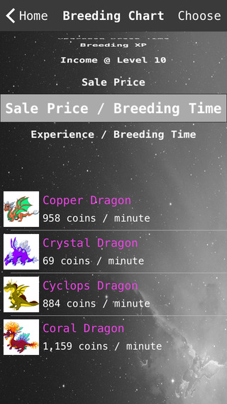 【免費工具App】Breeding Calculator for Dragonvale-APP點子