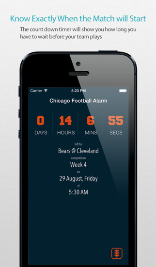 免費下載運動APP|Chicago Football Alarm Pro app開箱文|APP開箱王