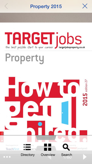 【免費書籍App】TARGETjobs Property-APP點子