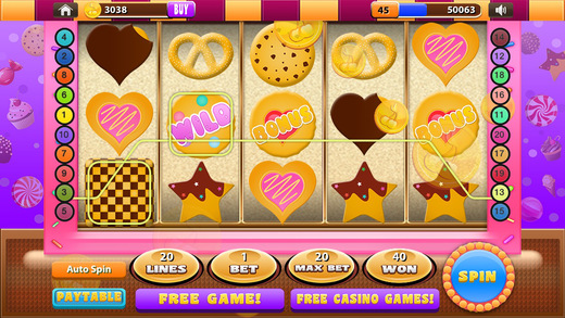 【免費遊戲App】Appetizing Cupcake Slots Strawberry Candy Mania-APP點子