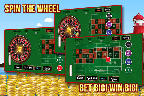 Beach Side Casino : Rule The Roulette Wheel with Slots, Blackjack, Poker and More! screenshot 2