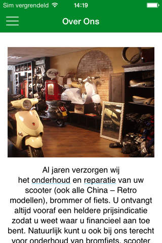 Wierda scoots and bikes.nl screenshot 3