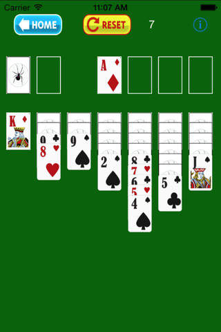 Real Spider Solitaire Classic Deluxe and Fun Card Game screenshot 3