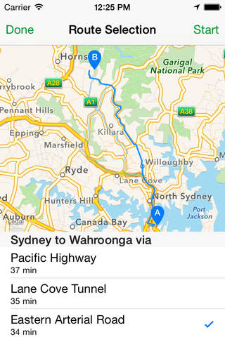 Plan A - NSW Road App screenshot 2