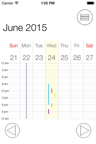 TimeSpiral Calendar screenshot 2