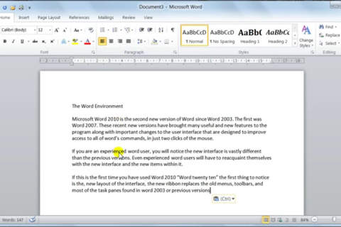 Video Training - Microsoft Word Editiion screenshot 3