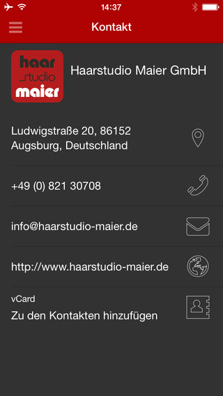 【免費商業App】Haarstudio Maier-APP點子