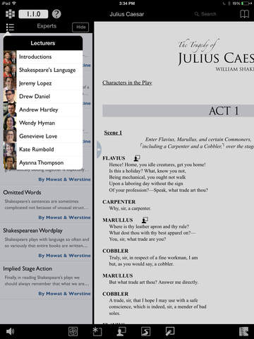 【免費教育App】Julius Caesar: Folger Luminary Shakespeare-APP點子