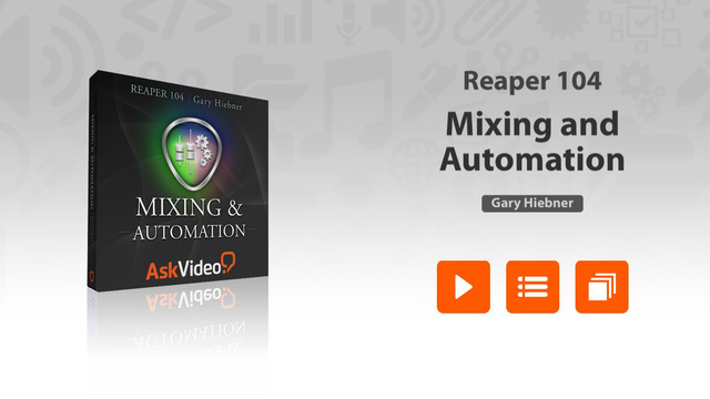 AV for Reaper 104 - Mixing and Automation