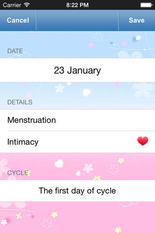 Menstrual Calendar for Men - Ovulation Calculator, Fertility & Period Tracker to Get Pregnant screenshot 4