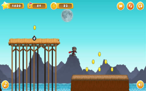 Ninja Hero Run Jump for House - Ninja Jump Heroes online for Kid screenshot 2