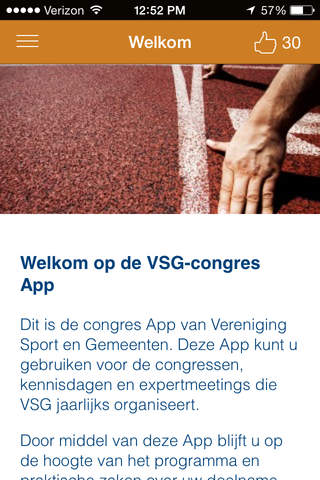 VSG Congres App screenshot 2