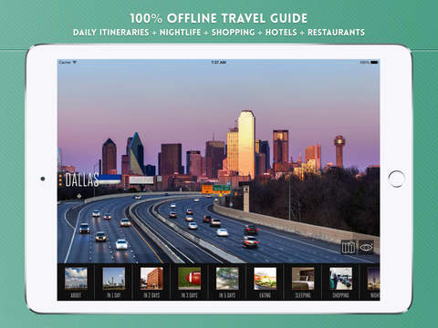 【免費旅遊App】Dallas Offline Tourist Travel Guide with City Street and Metro Map-APP點子