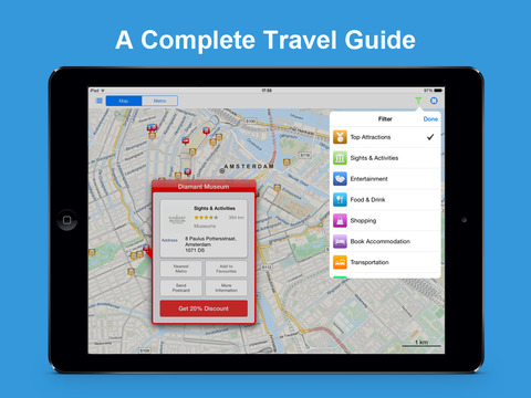 【免費旅遊App】Amsterdam for Less Travel Guide-APP點子