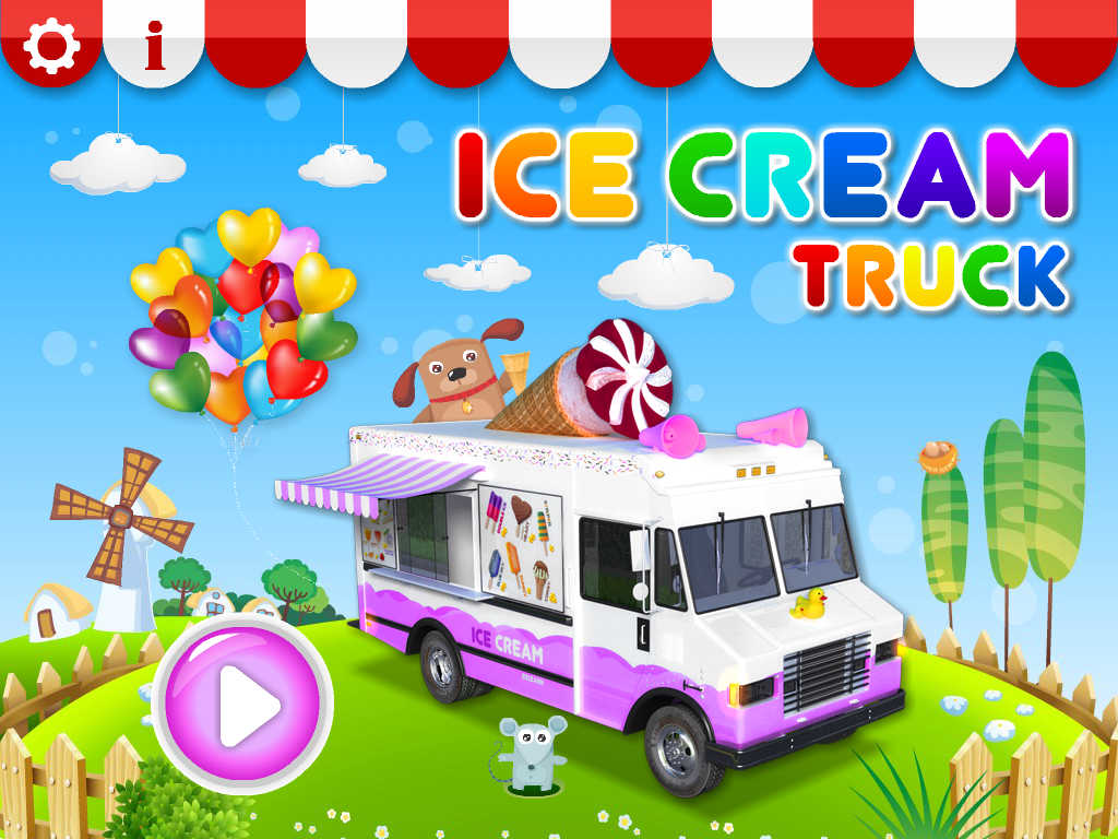 App Shopper Ice Cream Truck Kids Vehicles with Alex & Dora 2. 3D Learning Games and Toddler
