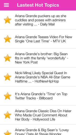 【免費娛樂App】Star-world Ariana Grande Fan Edition - Free News, Videos & Biography-APP點子